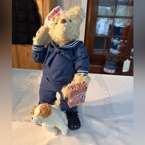 Douglas Company Limited Edition Vintage Crackjack Sailor Bear W/Jack Russell Dog